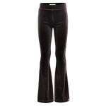 LOOXS Little Little velvet flare pants - Mink Brown