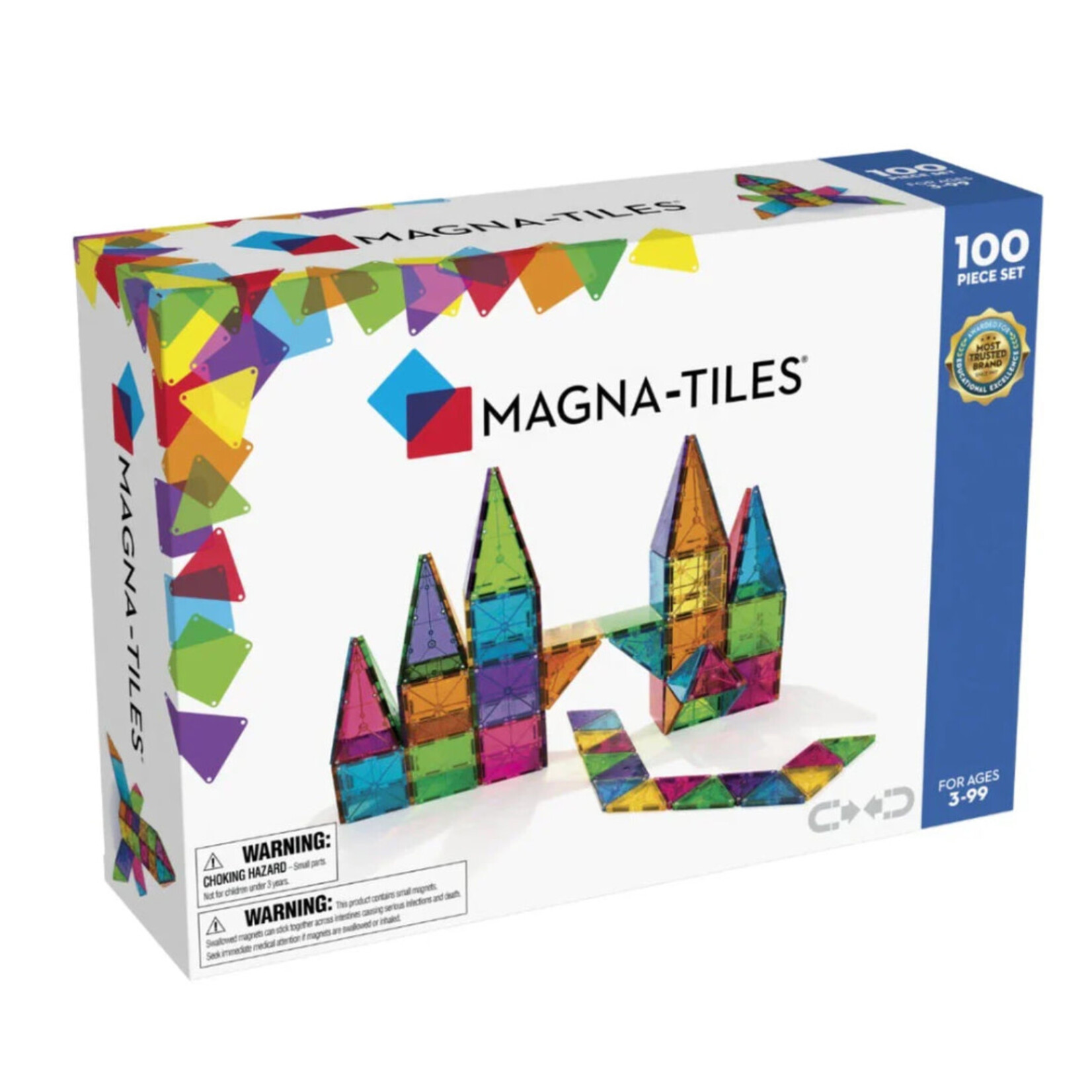 Magna Tiles MAGNA-TILES Clear Colors - 100 stuks