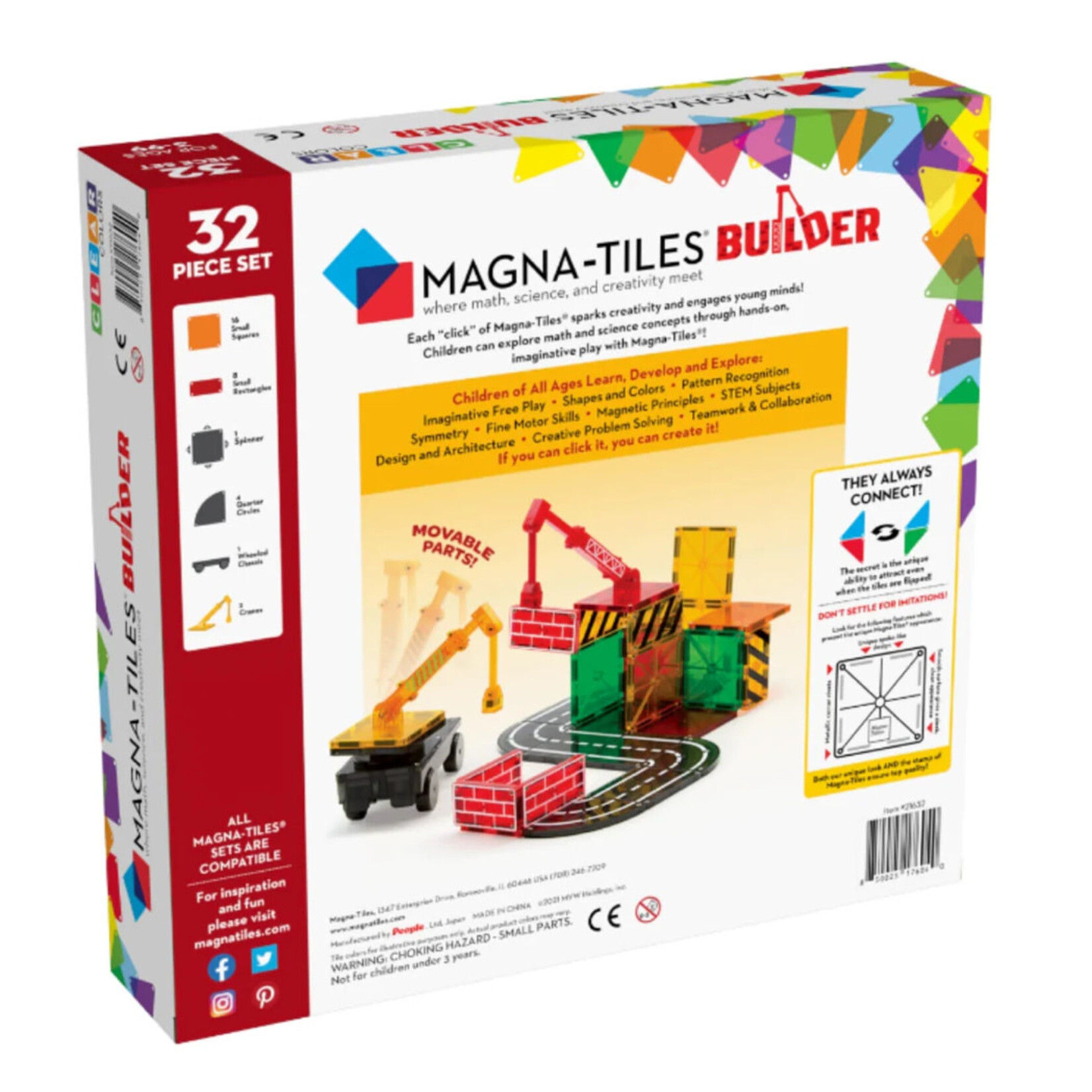 Magna Tiles MAGNA-TILES Builder - 32 stuks