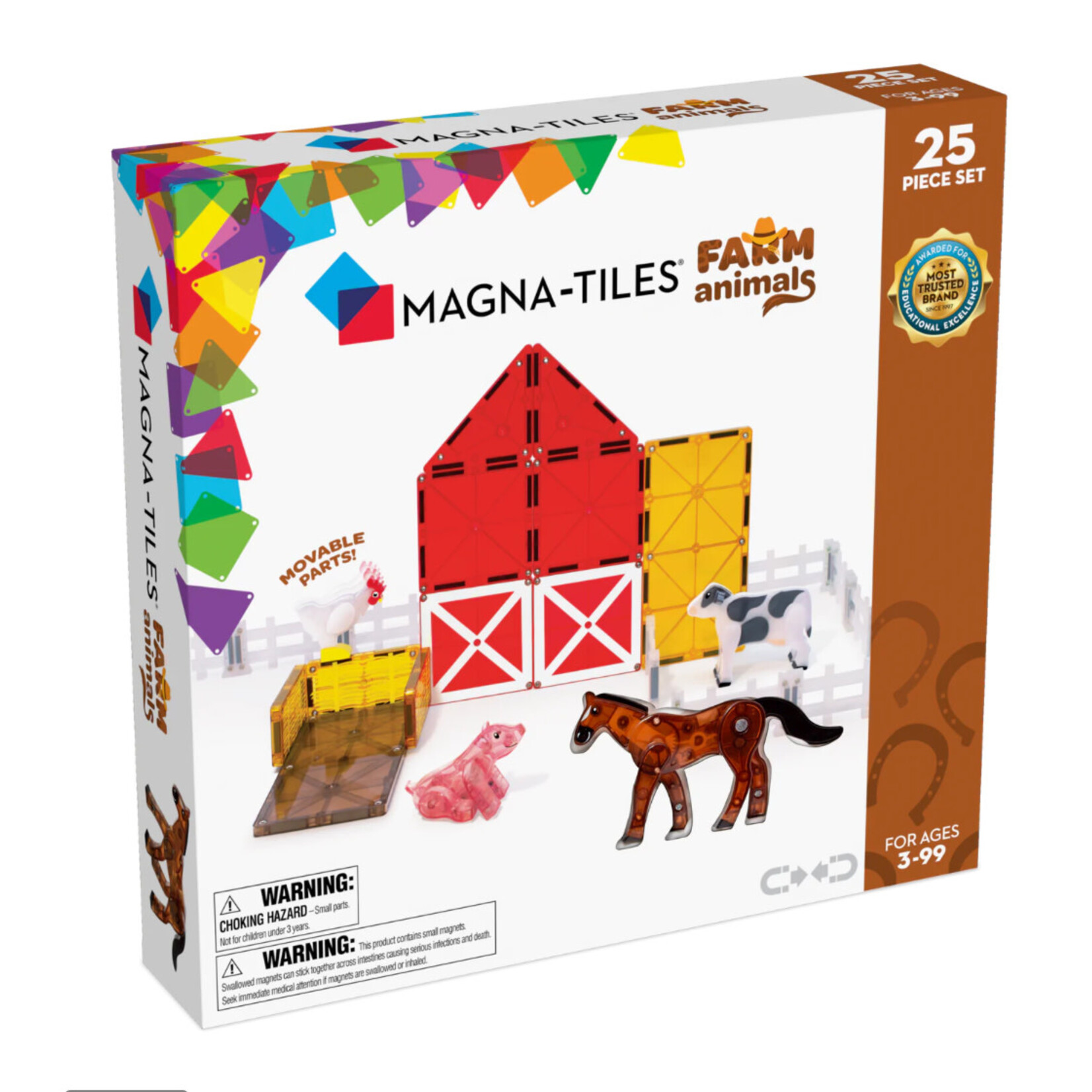 Magna Tiles MAGNA-TILES Farm Animals - 25 stuks