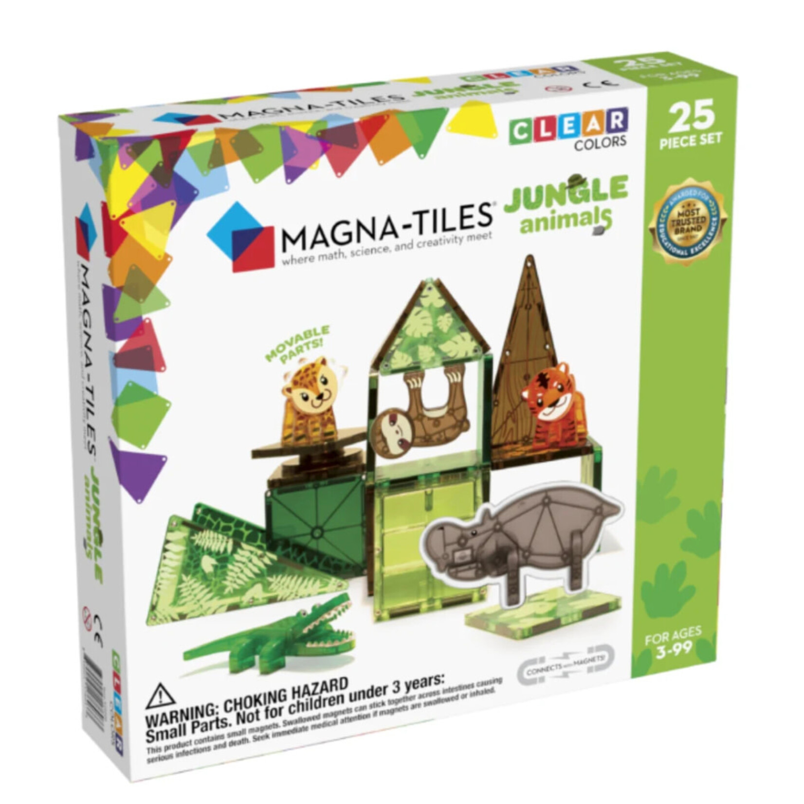 Magna Tiles MAGNA-TILES Jungle Animals - 25 stuks