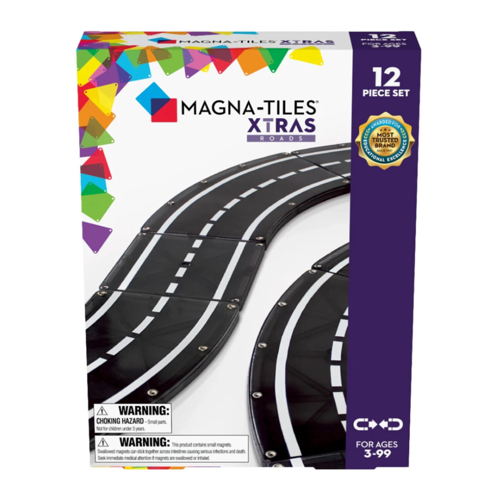 Magna Tiles MAGNA-TILES  Xtras Roads - 12 stuks