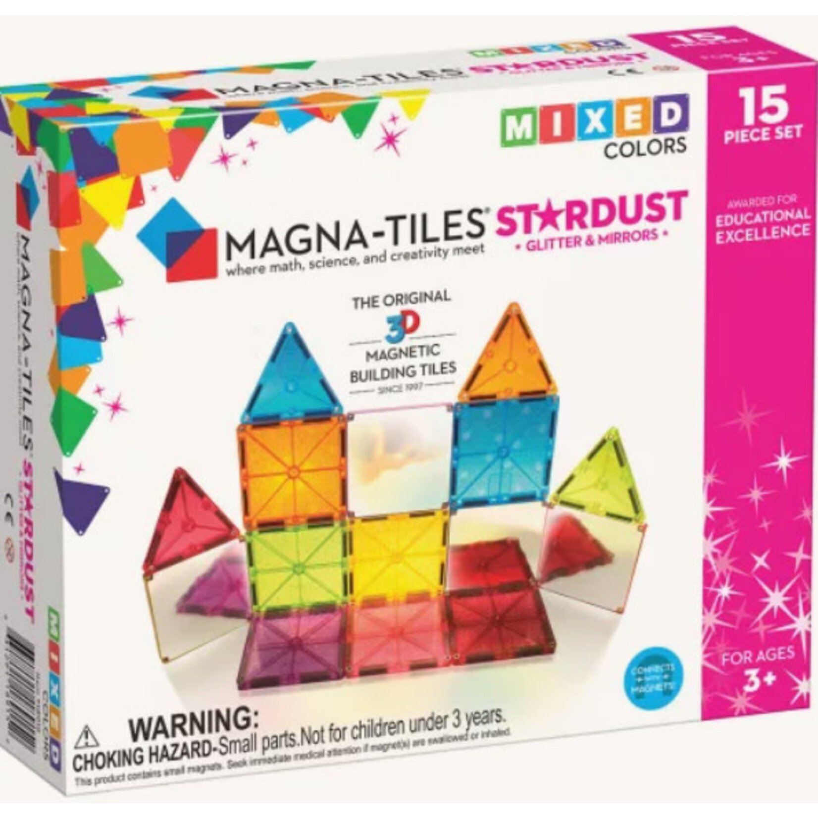Magna Tiles MAGNA-TILES Stardust - 15 stuks