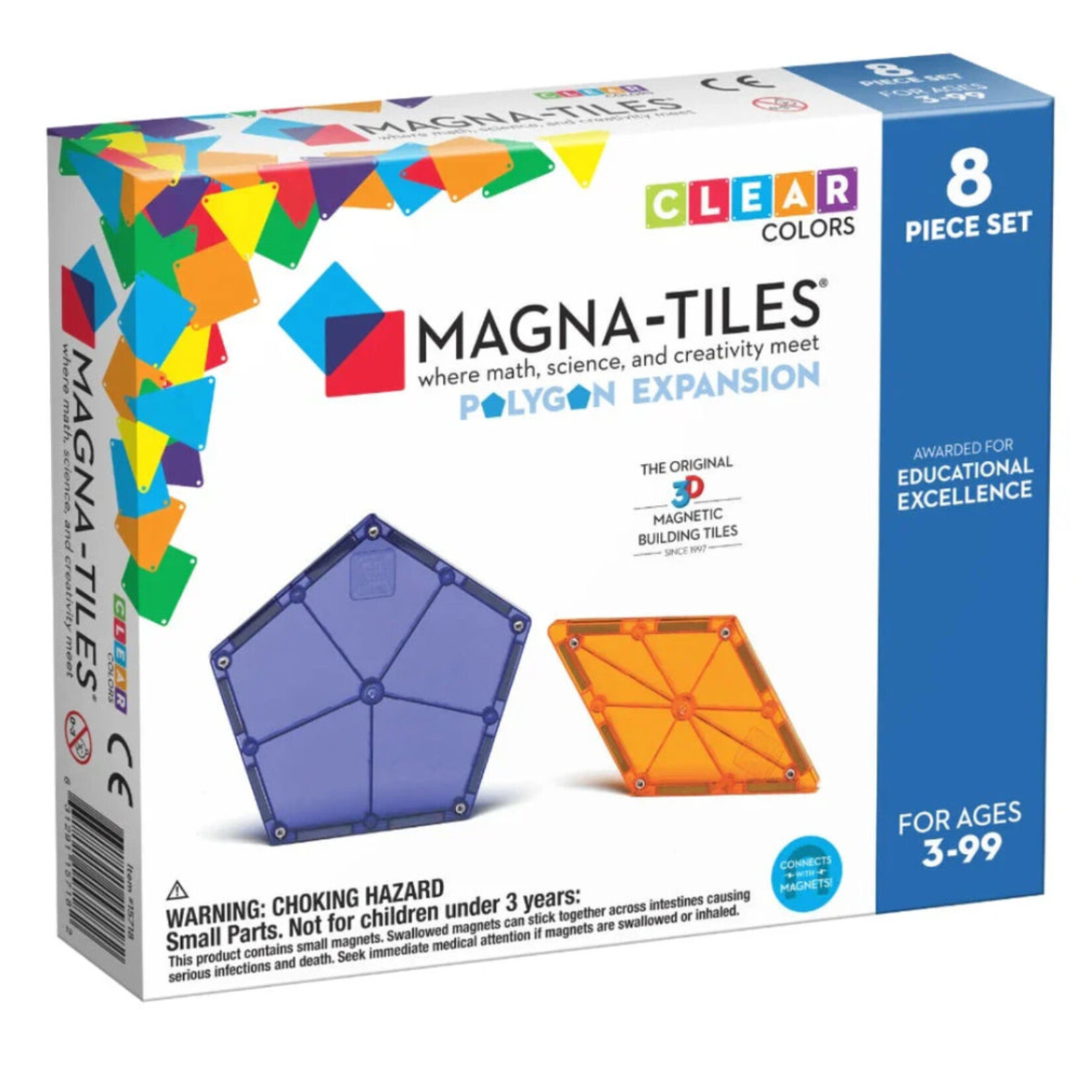 Magna Tiles MAGNA-TILES  Polygons - 8 stuks