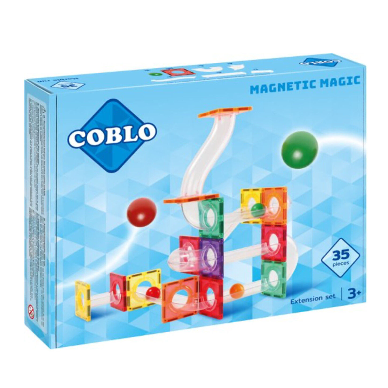 Coblo Coblo Classic Marblerun Knikkerbaan - 35 stuks