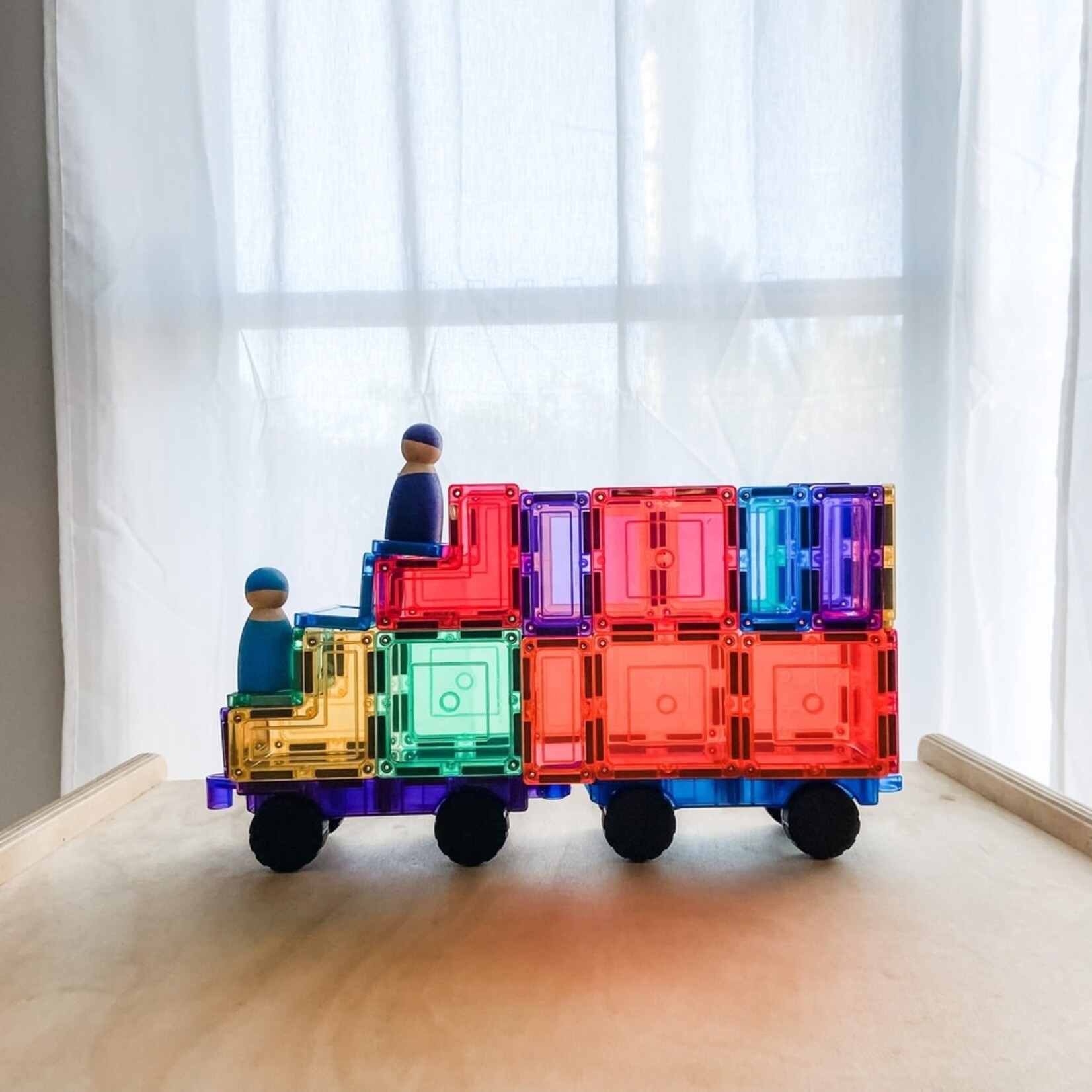 Learn and Grow Toys Magnetische Tegels - Auto Uitbreidingspakket 28 stuks