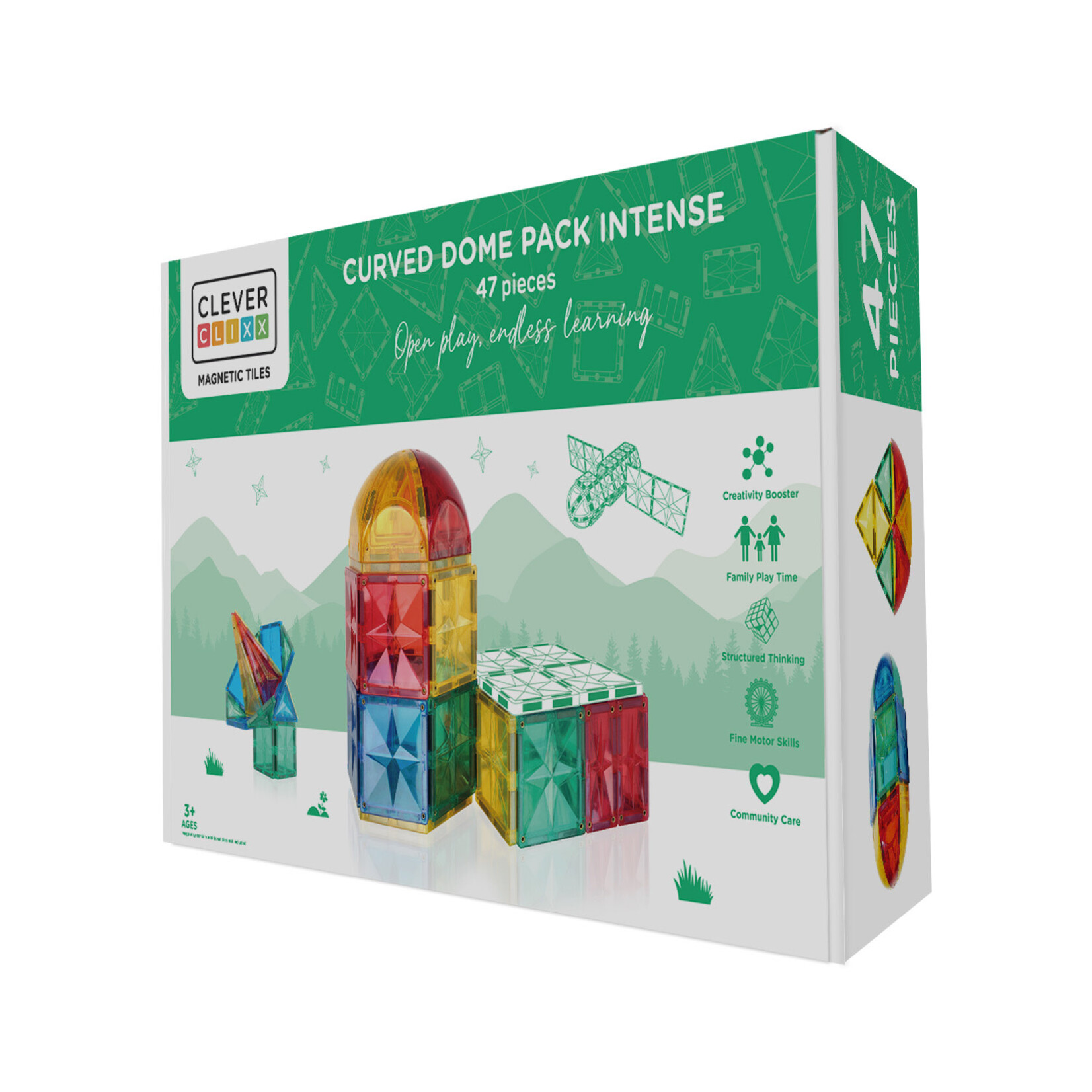 Clever Clixx Curved Dome Pack Intense | 47 Stuks