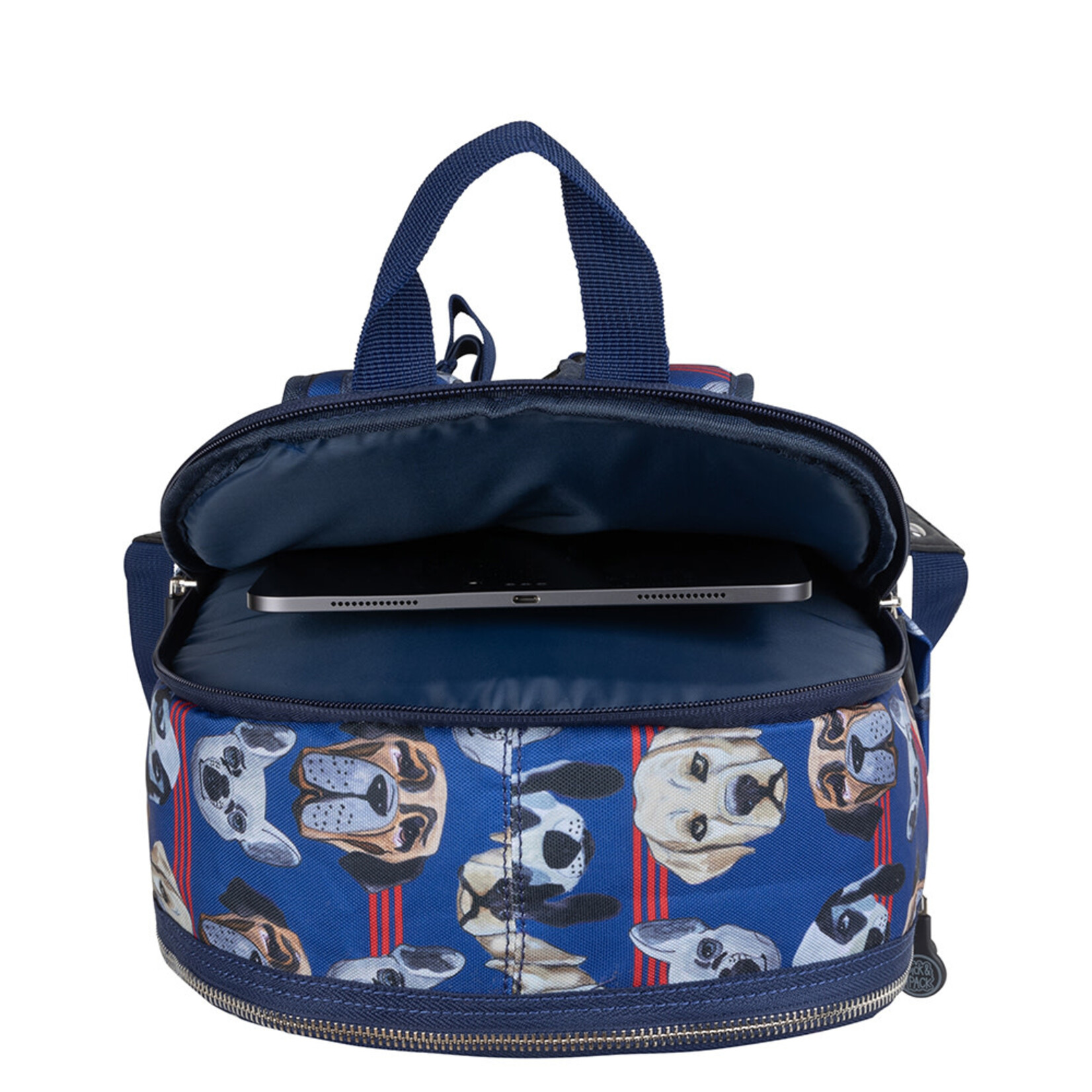 Pick & Pack Doggie Mood Backpack M / Denim blue