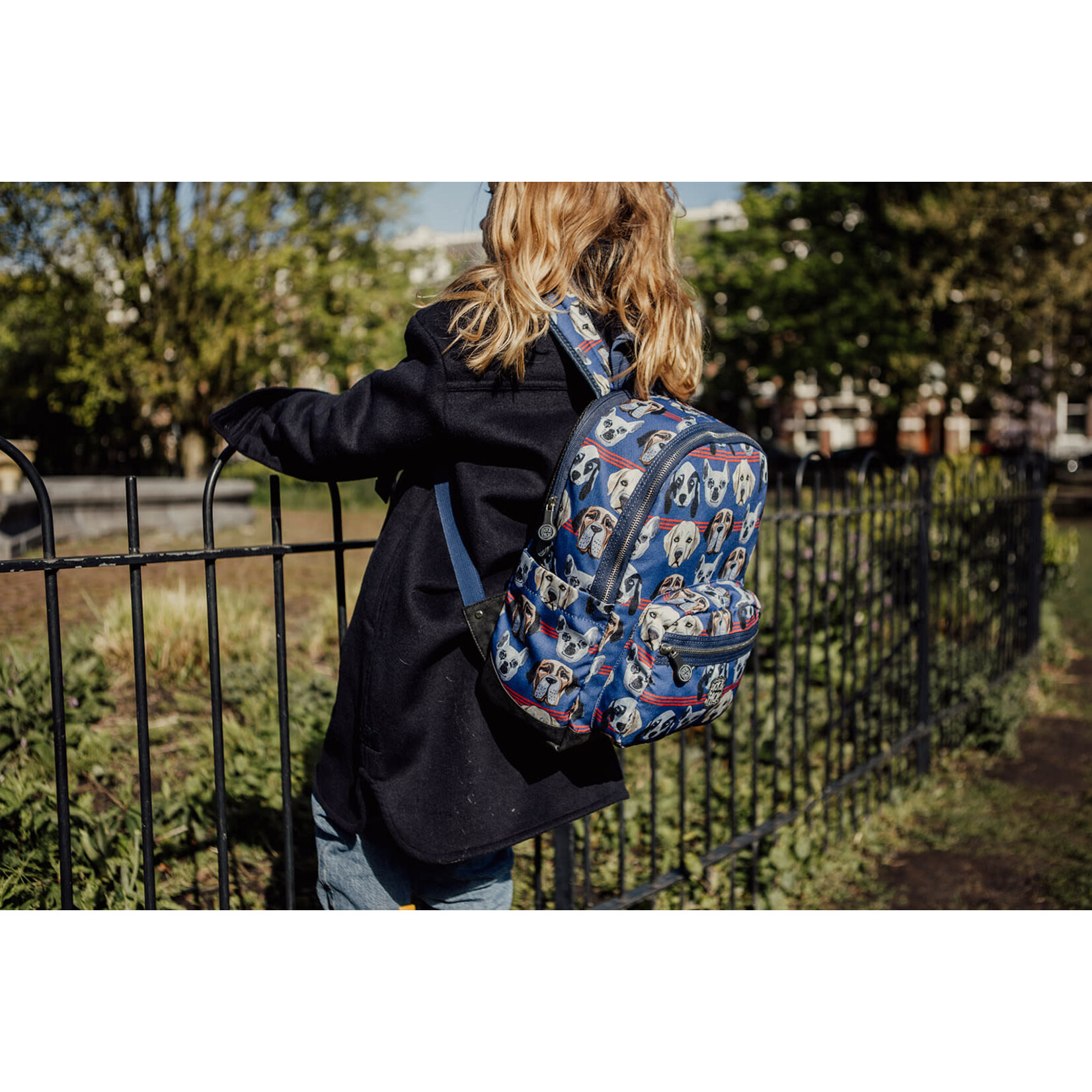 Pick & Pack Doggie Mood Backpack M / Denim blue