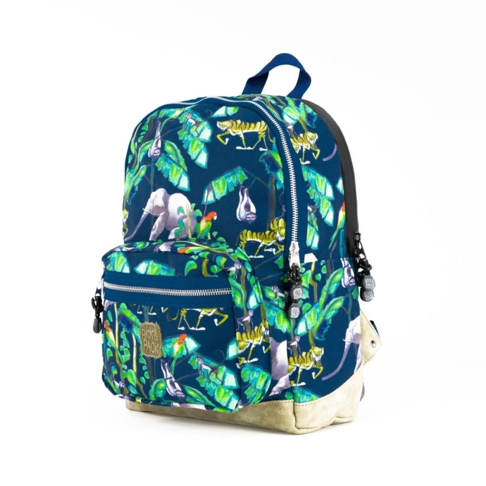 Pick & Pack Happy Jungle Backpack M / Navy