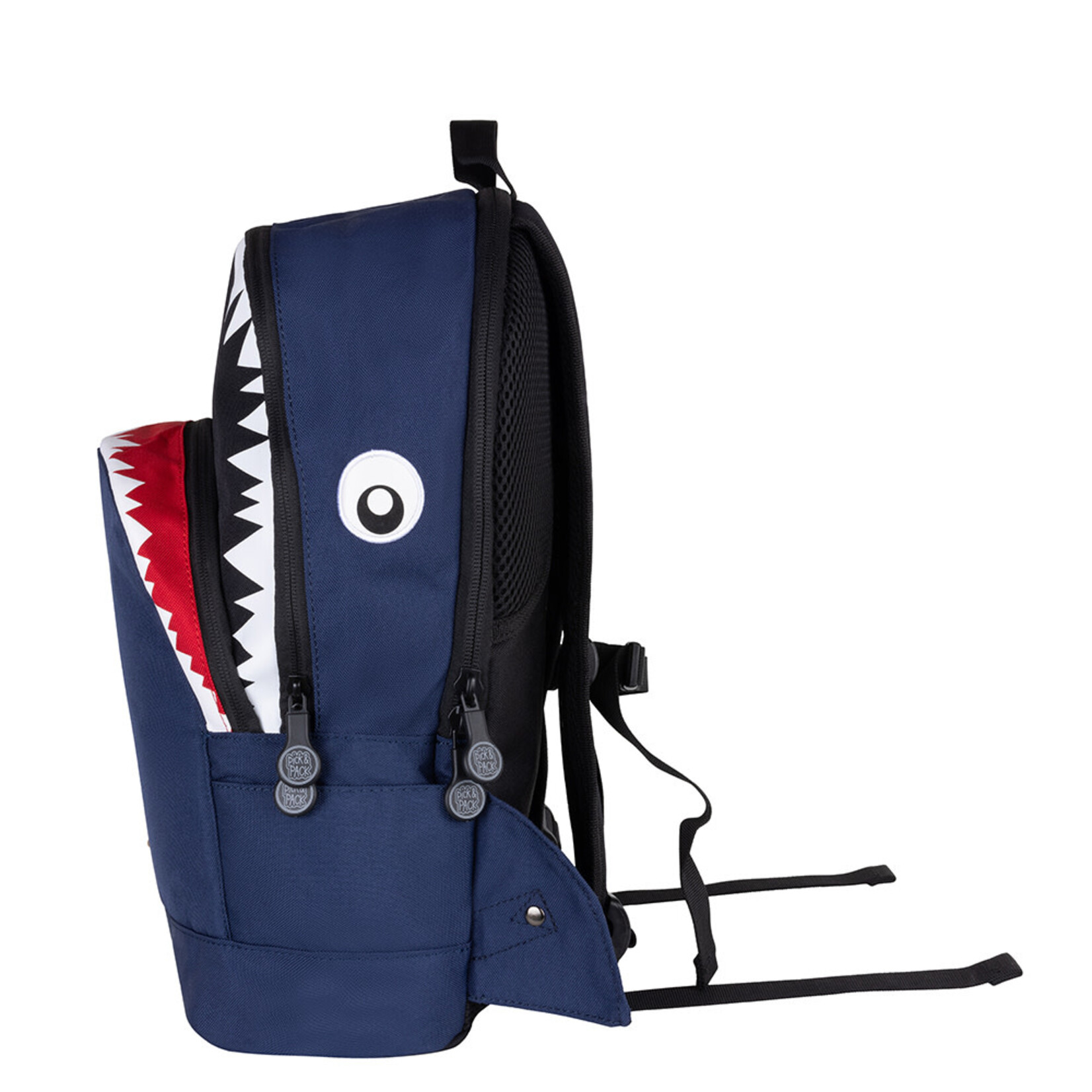 Pick & Pack Shark Shape Backpack M / Navy