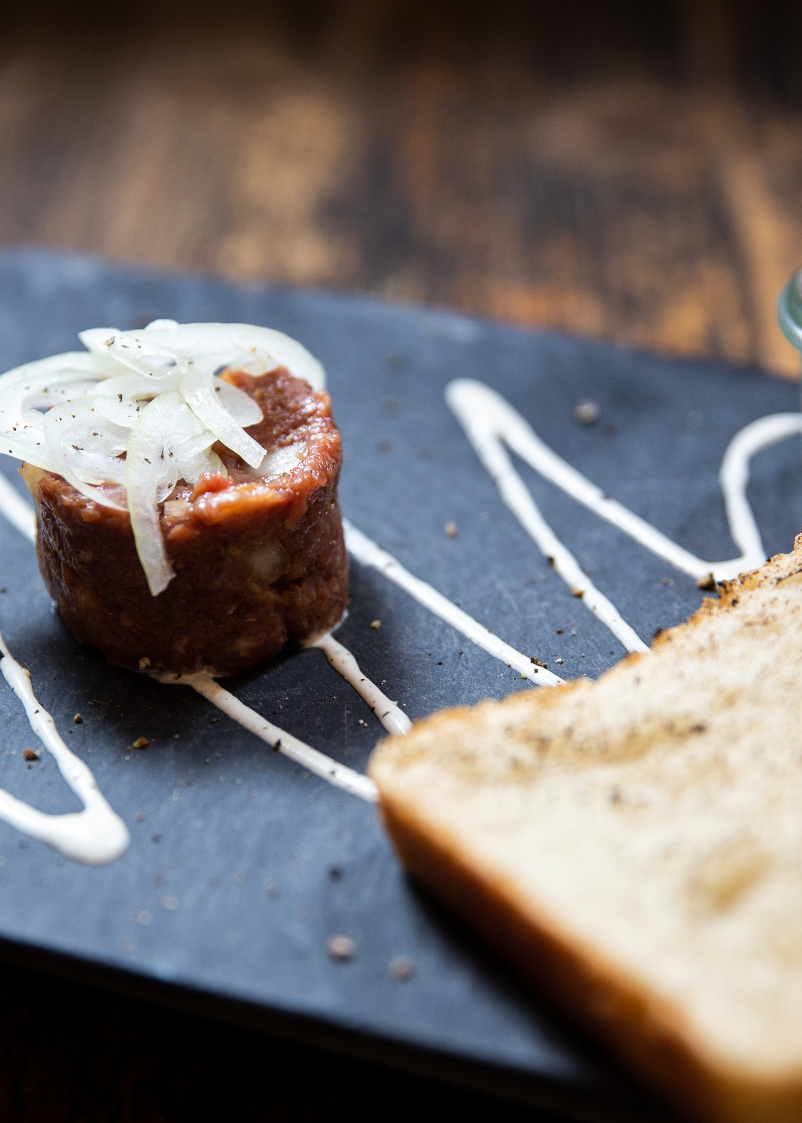 Beef Tartar in Glas