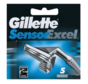 Gillette Sensor Excel Scheermesjes 5 ST