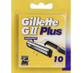 Gillette Gillette G2 Plus scheermesjes 10st. Gillette Gillette G2 Plus scheermesjes 10st.