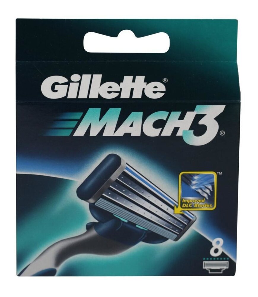 Gillette Gillette Mach3 scheermesjes (8 st.) Gillette Gillette Mach3 scheermesjes (8 st.)