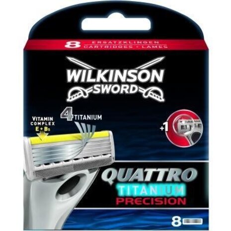 Wilkinson Wilkinson Quattro Titanium Precision (8st.) Wilkinson Wilkinson Quattro Titanium Precision (8st.)