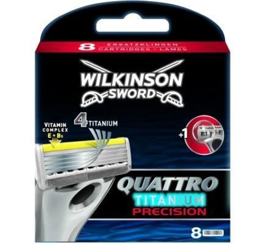 Wilkinson Quattro Titanium Precision (8st.)