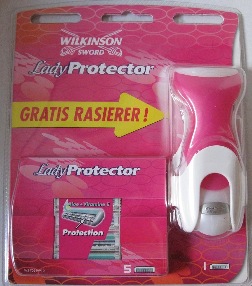 Wilkinson Lady Protector houder + 6 scheermesjes