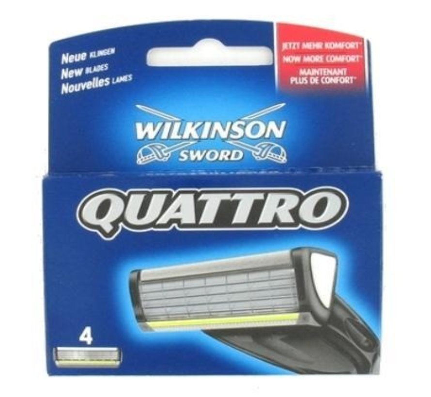 Wilkinson Quattro Scheermesjes (4st.)