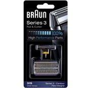 Braun Braun 31S Zilver 5000-6000 serie scheerblad en messenblok