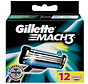 Gillette Mach 3 Scheermesjes 12st - Voordeelpack