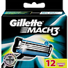 Gillette Gillette Mach 3 Scheermesjes 12st - Voordeelpack Gillette Gillette Mach 3 Scheermesjes 12st - Voordeelpack