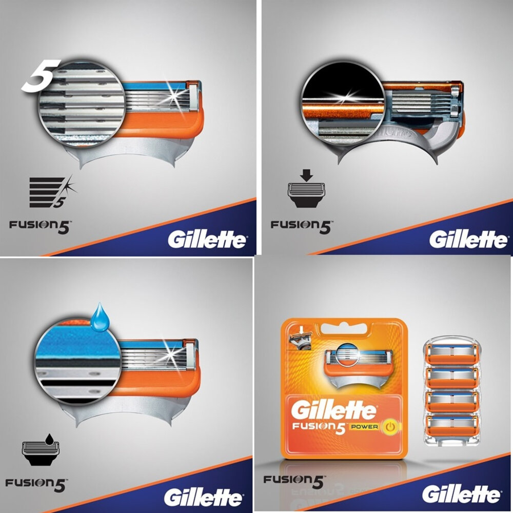 Gillette Gillette Fusion5 Power XL scheermesjes (8 st.)