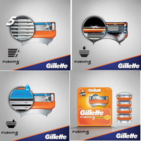 Gillette Gillette Fusion5 Power XL scheermesjes (8 st.)