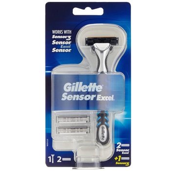 Gillette Gillette Sensor Excel Scheerhouder + 2 Excel / 1 Sensor3 Scheermesjes