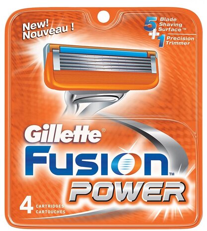 Gillette Gillette Fusion Power scheermesjes (4 st.) Gillette Gillette Fusion Power scheermesjes (4 st.)