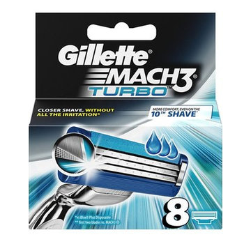 Gillette Gillette Mach3 Turbo scheermesjes new (8 st.)