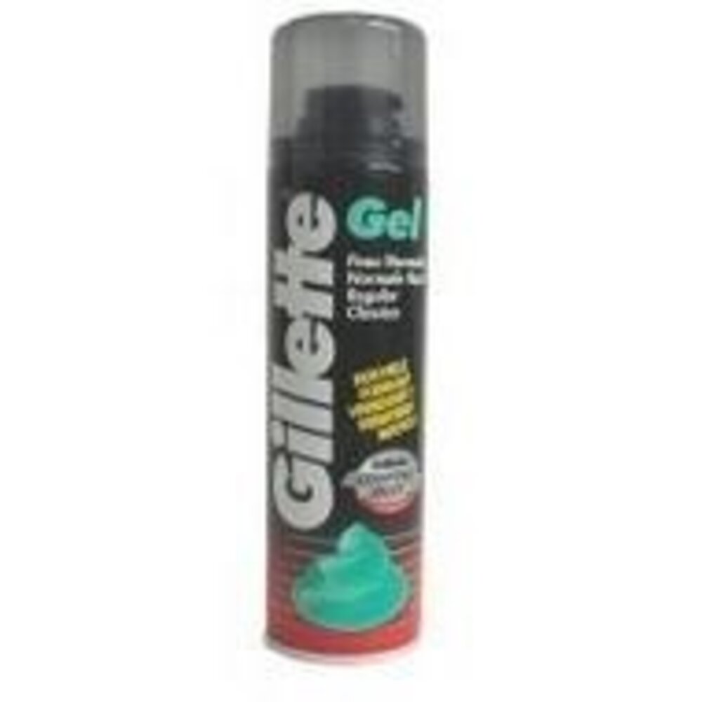 Gillette Gillette Basic Scheergel Regular 200ml Gillette Gillette Basic Scheergel Regular 200ml