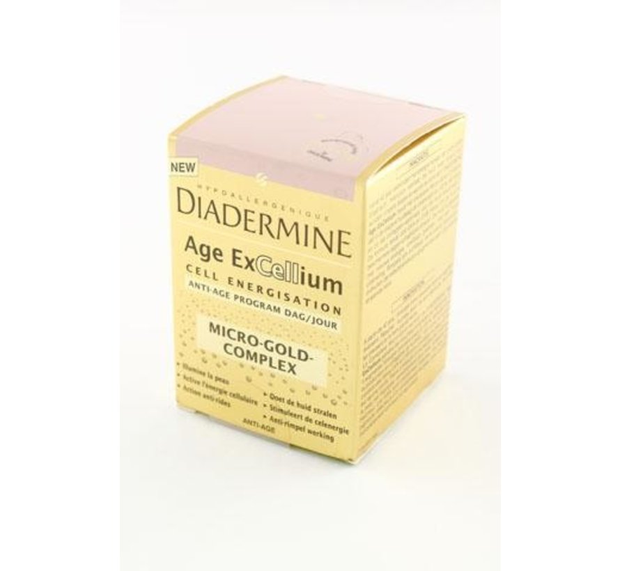 Diadermine crème 50 mL Age ExCellium Gold Dagcrème