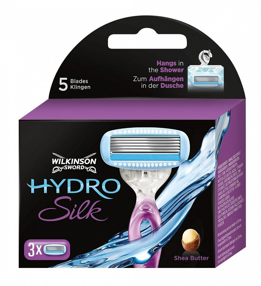 Wilkinson Wilkinson Sword Hydro Silk Scheermesjes 3 stuks Wilkinson Wilkinson Sword Hydro Silk Scheermesjes 3 stuks
