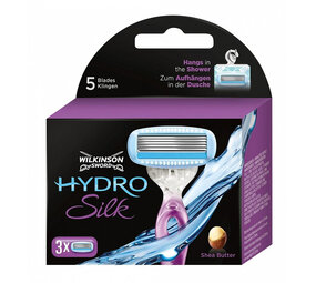 Wilkinson Wilkinson Sword Hydro Silk Scheermesjes 3 stuks Wilkinson Wilkinson Sword Hydro Silk Scheermesjes 3 stuks