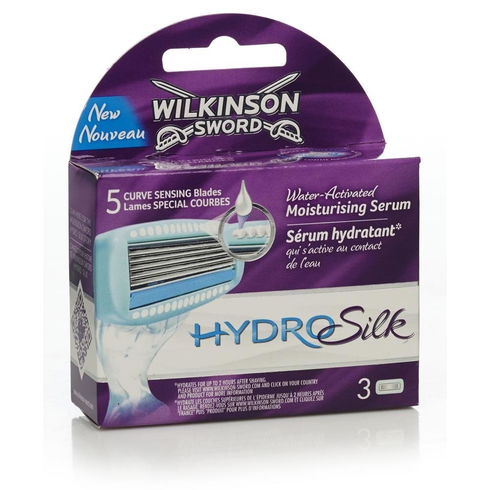 Wilkinson Wilkinson Sword Hydro Silk Scheermesjes 3 stuks Wilkinson Wilkinson Sword Hydro Silk Scheermesjes 3 stuks