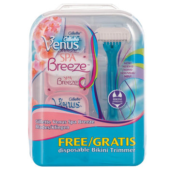 Gillette Gillette venus Breeze Spa Bikini Trimmer + 4 scheermesjes