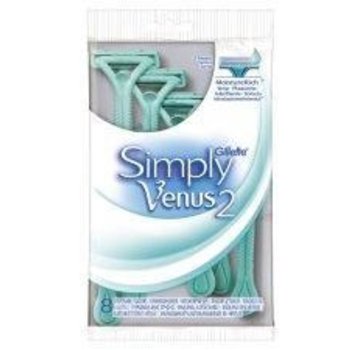 Gillette Gillettte Simply Venus 2 Scheermesjes 8 stuks