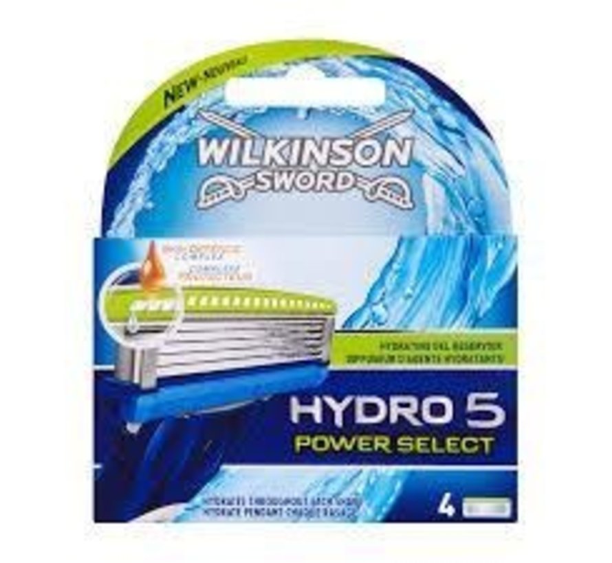 Wilkinson Hydro 5 Power Select Scheermesjes 4 Stuks