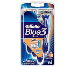 Gillette Gillette Blue 3 Wegwerpmesjes 6 st. Gillette Gillette Blue 3 Wegwerpmesjes 6 st.