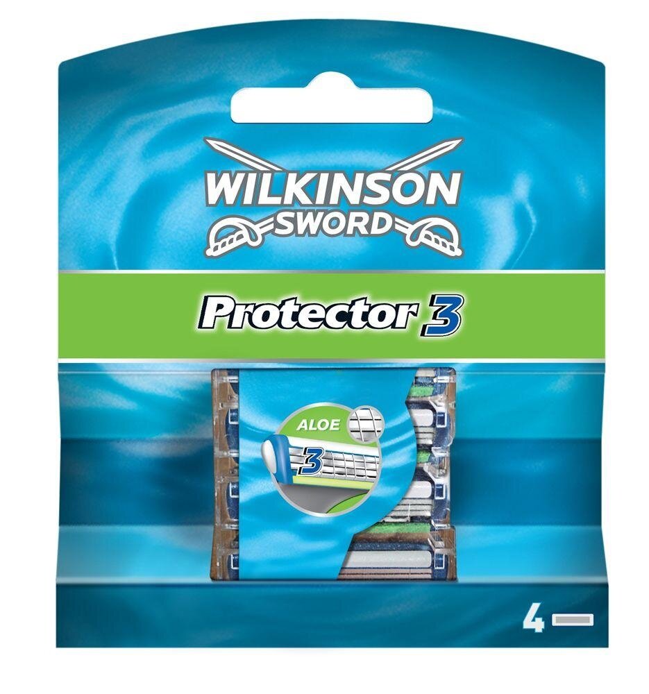 Wilkinson Wilkinson Protector 3 Scheermesjes - 4st. Wilkinson Wilkinson Protector 3 Scheermesjes - 4st.