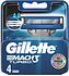 Gillette Mach 3 Turbo Scheermesjes - 4 stuks