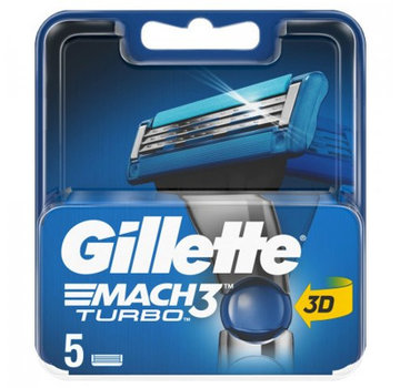 Gillette Gillette Mach 3 Turbo Scheermesjes - 5 stuks