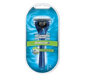 Wilkinson Wilkinson Sword Protector 3 - Scheerhouder incl. 1 Scheermesje Wilkinson Wilkinson Sword Protector 3 - Scheerhouder incl. 1 Scheermesje