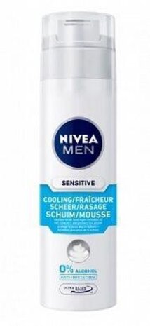 Nivea Nivea For Men Sensitive Cooling Scheerschuim - 200 ml Nivea Nivea For Men Sensitive Cooling Scheerschuim - 200 ml