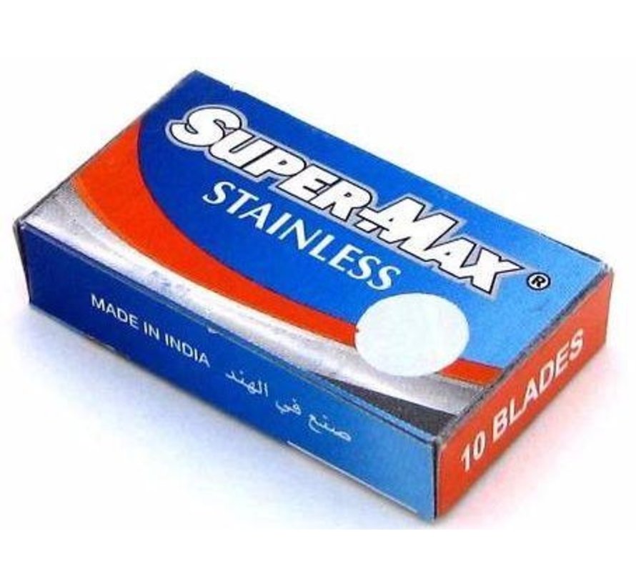 Supermax scheermesjes - dubbelzijdig 10st