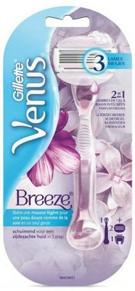 Gillette Gillette Venus Breeze Scheerhouder + 2 Scheermesjes