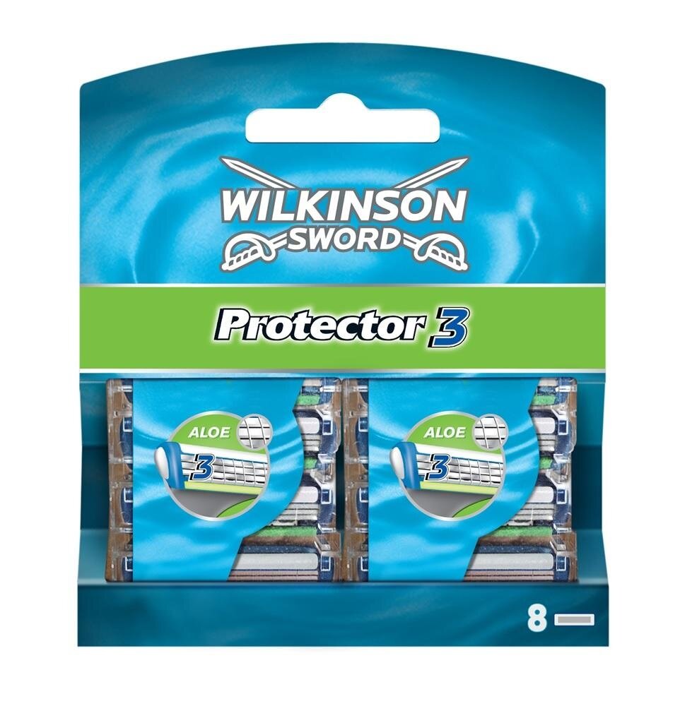 Wilkinson Wilkinson Protector 3 Scheermesjes - 8st Wilkinson Wilkinson Protector 3 Scheermesjes - 8st