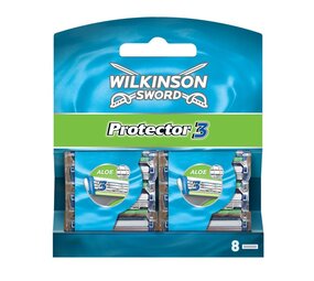 Wilkinson Wilkinson Protector 3 Scheermesjes - 8st Wilkinson Wilkinson Protector 3 Scheermesjes - 8st