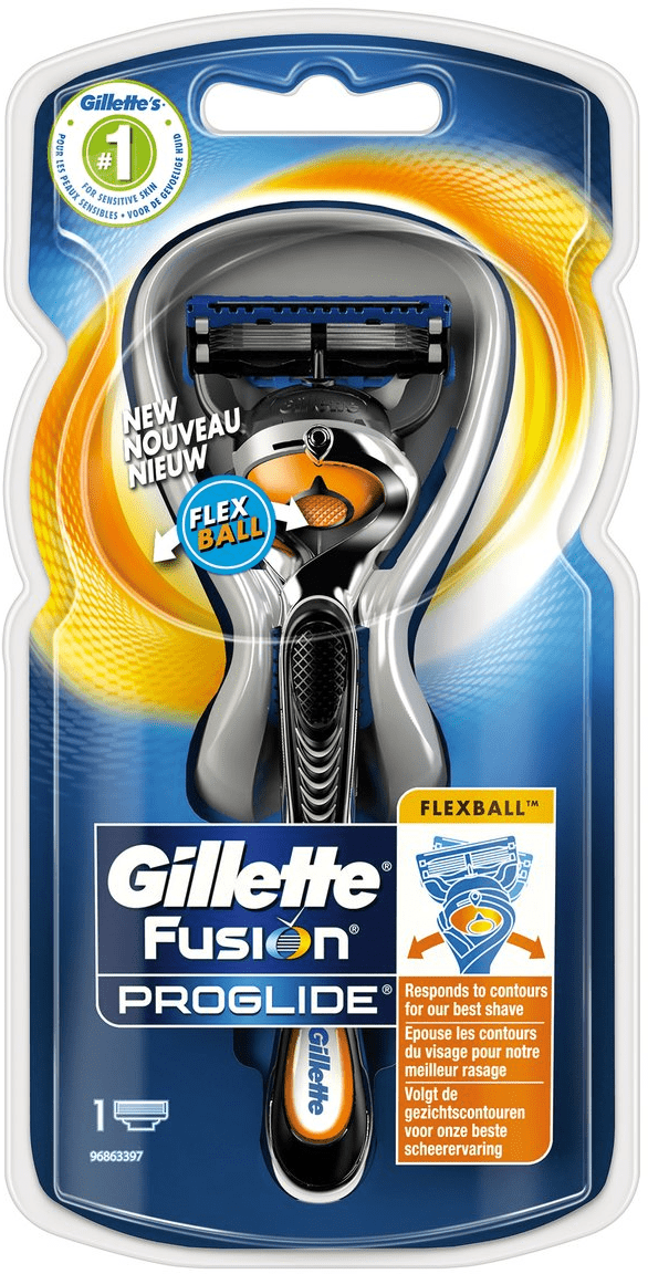 lineair De controle krijgen Langwerpig Gillette Fusion5 Proglide Flexball - Houder + 1 mesje - Voordeligscheren